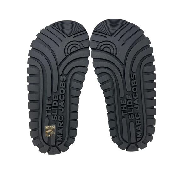 Women's Marc Jacobs The Slide Sandals Navy New With Box 39/9 - Picture 7 of 8